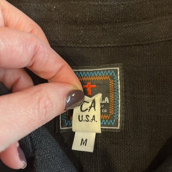 CHAMULA size medium button down mens shirt - Picture 3 of 5